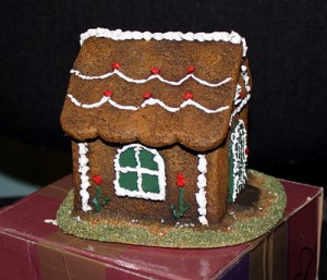 The actual Gingerbread House in 28mm scale